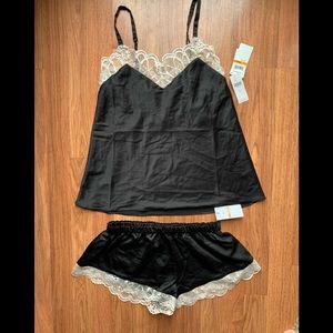 Anthropologie 2-piece Sleep Set NWT Black Lace